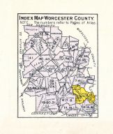 Index Map, Worcester County 1898